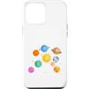Cool Solar System Designs Custodia per iPhone 12 Pro Max Pianeti del sistema solare, Terra, Sole, Scienze spaziali Bambini, Adulti
