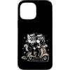 ska scooter cat dog boy two tone Custodia per iPhone 13 Pro Max Ska Scooter Duo Ride
