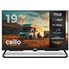 Cello CTRAV-19TZ Smart TV 19 12V per camper e campeggio, Tizen OS di Samsung, Gaming Hub, altoparlanti Pitch Perfect, Bluetooth, triplo sintonizzatore