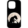 Funny Hand Boop Nose Trex Frog Moon Men Custodia per iPhone 15 Pro T-Rex Rana Mano Boop Naso Luna Piena Dinosauro Umorismo Outdoor