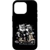 ska scooter cat dog boy two tone Custodia per iPhone 16 Pro Ska Scooter Duo Ride