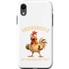 Funny Undiagnosed But Something Ain't Ri Custodia per iPhone XR Non diagnosticato ma qualcosa non va, divertente meme sul pollo
