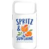 Amalfi Coast Italian Style Summer Design Custodia per iPhone 17 Pro Max Spritz E Sunshine Italia Arance Rosse