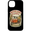 RombiRetro Custodia per iPhone 14 Plus Motocarro d'Epoca Ape Tre Ruote Vintage Regalo