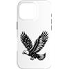 Cute Falcon Bird for Birthday 4th of Jul Custodia per iPhone 16 Pro Fantastico design volante con falco uccello amante degli animali per uomini e donne