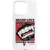 Goth Vampire Pop Art Dark Romance Horror Custodia per iPhone 15 Pro Max Sharp Amore Vampiro Zanne Labbra Gotico Halloween Spooky Babe