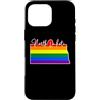 North Dakota Map USA State Rainbow Pride Custodia per iPhone 16 Pro Max North Dakota Mappa USA Stato Arcobaleno Flag Orgoglio