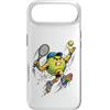 Athletic Sport Graphics Colorful Court A Custodia per iPhone Air Top Spin Tennis Ball Ice Cream Drip Rainbow Racket Colorful