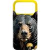 New Mexico Territory Symbols Gifts & Tee Custodia per iPhone 17 Pro Max Un orso di colore nero circondato da Yucca fiore New Mexico 3