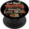 Vintage Reader Bookworm Library Book Lov Ho letto dalla fine del 1900 Book Lovers Vintage PopSockets PopGrip Adesivo
