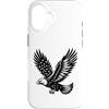 Cute Falcon Bird for Birthday 4th of Jul Custodia per iPhone 16 Fantastico design volante con falco uccello amante degli animali per uomini e donne