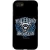 2026 Schottland und Whisky Merch Custodia per iPhone SE (2020) / 7/8 Bovina con bicchiere da whisky, motivo celtico della Scozia