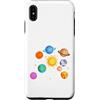 Cool Solar System Designs Custodia per iPhone XS Max Pianeti del sistema solare, Terra, Sole, Scienze spaziali Bambini, Adulti