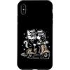 ska scooter cat dog boy two tone Custodia per iPhone XS Max Ska Scooter Duo Ride