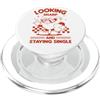 Sassy Sarcastic Single Humor Anti Valent Sembra affilato e rimanere single Sassy Anti Valentine PopSockets PopGrip per MagSafe