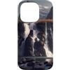 PM-Artistic Custodia per iPhone 14 Pro Sperimentare la bellezza naturale Cascata nel paesaggio