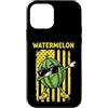 Patriotic Produce Custodia per iPhone 12 mini Dabbing Anguria Bandiera Americana Frutta Estate