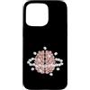 brain graphic sugar cubes mind illusion Custodia per iPhone 15 Pro Max Cubi di zucchero cerebrale effetto placebo visivo