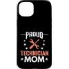 technician mom repair mom tech mom skill Custodia per iPhone 15 Plus Orgoglioso Tecnico Mamma Strumenti Eroe
