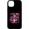 Halloween Retro 80s 90s Funny Scary Horr Custodia per iPhone 14 Plus Leonardo da Vinci Zombie Suonare la chitarra Italia Storia dell'arte