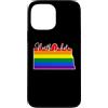 North Dakota Map USA State Rainbow Pride Custodia per iPhone 13 Pro Max North Dakota Mappa USA Stato Arcobaleno Flag Orgoglio