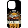 Jahrgang 1990 36. Geburtstag Awesome Custodia per iPhone 14 Pro Grande da dicembre 1990 36° compleanno frase 36 anni