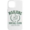 Funny Mahjong Game Sarcastic Mahj Appare Custodia per iPhone 14 Mahjong Social Club Craks Dots Bams Giocando Amanti del Gioco