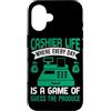 Cashier Life Day Game Guess Produce Regi Custodia per iPhone 16 Cassiere Vita Dove Ogni Giorno È Un Gioco Di Indovina I Prodotti