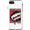 Goth Vampire Pop Art Dark Romance Horror Custodia per iPhone SE (2020) / 7/8 Sharp Amore Vampiro Zanne Labbra Gotico Halloween Spooky Babe