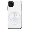 Lakelandwholesale1 Shirt Company Custodia per iPhone 11 Pro Max Grafica nautica del distintivo nautico della pesca del tonno