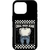 Oral Humor Co. Custodia per iPhone 16 Pro Disegno Dentale Dente Di Gioco Dentale Di Jean Alto Orale