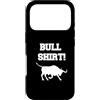 AmCan Tech Custodia per iPhone 17 Pro Bull Shirt! BS Divertente e divertente