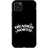 Northern Adventure Co Custodia per iPhone 11 Pro Max Headed North Adventure Travel Nature Design