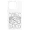 Monster Truck Dad Gear Custodia per iPhone 15 Pro Monster Truck Dad Bandiera Americana Fuoristrada Veicolo