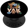 Zoo Day Wildlife Safari Squad Kids Jungl Y Is For Yak Zoo Animals Zoo Trip Giornata dello zoo nella giungla PopSockets PopGrip Adesivo