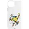 Athletic Sport Graphics Colorful Court A Custodia per iPhone 15 Plus Top Spin Tennis Ball Ice Cream Drip Rainbow Racket Colorful