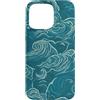 PM-Artistic Custodia per iPhone 15 Pro Max Sea Ocean Waves Pattern senza bordi Design 5