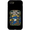Glacier National Park Travel Art Studio Custodia per iPhone SE (2020) / 7/8 Glacier National Park Montana Bandiera Scenic Travel Graphic