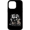 ska scooter cat dog boy two tone Custodia per iPhone 14 Pro Max Ska Scooter Duo Ride