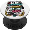 Filosofía Con Mucho Humor en Español Quadro Epistemologico Umorismo Filosofico PopSockets PopGrip Adesivo