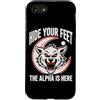 Moonlit Alpha Pack Custodia per iPhone SE (2020) / 7/8 Nascondi i tuoi piedi L'alfa è qui piede