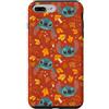 Disney Custodia per iPhone 7 Plus/8 Plus Disney Lilo & Stitch Fall Leaves and Acorns Stitch Pattern