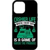 Cashier Life Day Game Guess Produce Regi Custodia per iPhone 12 Pro Max Cassiere Vita Dove Ogni Giorno È Un Gioco Di Indovina I Prodotti