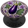 Art Nouveau Kitchen Garden Progettazione vegetale botanica di melanzane Art Nouveau PopSockets PopGrip Adesivo