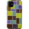 Contemporary Abstract Art Gifts And Tees Custodia per iPhone 11 Rettangoli geometrici colorati 6