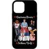 Darling Dogz Custodia per iPhone 12 mini American Grown Serbian Roots Nero Da Donna Africano