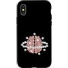 brain graphic sugar cubes mind illusion Custodia per iPhone X/XS Cubi di zucchero cerebrale effetto placebo visivo