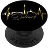 Gli skyline di Dortmund per gli amanti d Dortmund Skyline Heartbeat Ruhrpott Germania I Love Dortmund PopSockets PopGrip Adesivo
