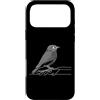Jimbeels Custodia per iPhone 17 Pro Max Cardellino arte lineare Ornitologo