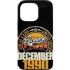 Jahrgang 1990 36. Geburtstag Awesome Custodia per iPhone 13 Pro Grande da dicembre 1990 36° compleanno frase 36 anni